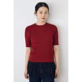 ハーフスリーブクルーネックニットトップス | AZUL BY MOUSSY | 詳細画像25