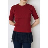 ハーフスリーブクルーネックニットトップス | AZUL BY MOUSSY | 詳細画像26