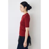 ハーフスリーブクルーネックニットトップス | AZUL BY MOUSSY | 詳細画像27