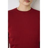 ハーフスリーブクルーネックニットトップス | AZUL BY MOUSSY | 詳細画像31