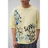 L/YEL1 | ペイントグラフィックニットトップス | AZUL BY MOUSSY