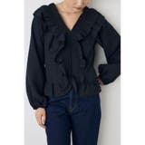 フロントホックラッフルブラウス | AZUL BY MOUSSY | 詳細画像12 