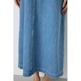 甘撚りデニムワンピース | AZUL BY MOUSSY | 詳細画像10 