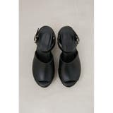 CHUNKY HEEL STUDS SANDALS | AZUL BY MOUSSY | 詳細画像3 