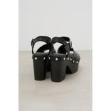 CHUNKY HEEL STUDS SANDALS | AZUL BY MOUSSY | 詳細画像4 