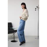 フロントZIPウラケカーディガン | AZUL BY MOUSSY | 詳細画像3