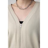 フロントZIPウラケカーディガン | AZUL BY MOUSSY | 詳細画像7