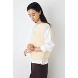 シャギーニットベスト | AZUL BY MOUSSY | 詳細画像4