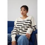 Vネックアソートカラーニットプルオーバー | AZUL BY MOUSSY | 詳細画像1