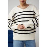 柄WHT5 | Vネックアソートカラーニットプルオーバー | AZUL BY MOUSSY