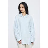 スリーブボタンストライプシャツ | AZUL BY MOUSSY | 詳細画像28 
