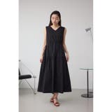 C/T撥水ティアードドロストワンピース | AZUL BY MOUSSY | 詳細画像4 