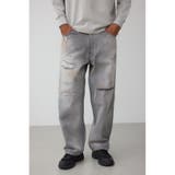 L/BLK1 | AZUL DENIM デストロイワイド | AZUL BY MOUSSY