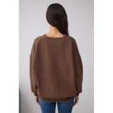 Vネックフリンジスウェッターニット | AZUL BY MOUSSY | 詳細画像18 