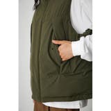 STAND UP COLLAR PADDING VEST | AZUL BY MOUSSY | 詳細画像20