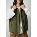 STAND UP COLLAR PADDING VEST | AZUL BY MOUSSY | 詳細画像12