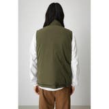 STAND UP COLLAR PADDING VEST | AZUL BY MOUSSY | 詳細画像17