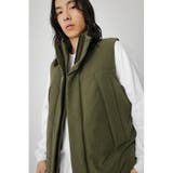 KHA | STAND UP COLLAR PADDING VEST | AZUL BY MOUSSY
