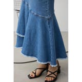 カシュクールフレアマーメードデニムスカート | AZUL BY MOUSSY | 詳細画像11 