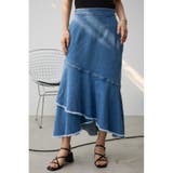 カシュクールフレアマーメードデニムスカート | AZUL BY MOUSSY | 詳細画像2 