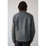 ヴィンテージフェイクレザーライダースブルゾン | AZUL BY MOUSSY | 詳細画像19