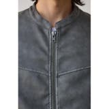 ヴィンテージフェイクレザーライダースブルゾン | AZUL BY MOUSSY | 詳細画像20
