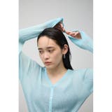 シアーリブショートカーデ | AZUL BY MOUSSY | 詳細画像23