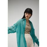 GRN | SHEER LONG SHIRT | AZUL BY MOUSSY