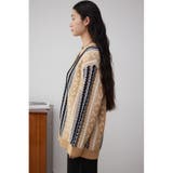 柄ニットカーディガン | AZUL BY MOUSSY | 詳細画像15 