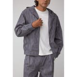 GRY | AZUL DENIMシャイニーデニムブルゾン | AZUL BY MOUSSY