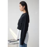 バックデザインクロップドスウェット | AZUL BY MOUSSY | 詳細画像18 