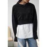 BLK | バックデザインクロップドスウェット | AZUL BY MOUSSY