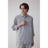 テックリネン7分袖シャツ | AZUL BY MOUSSY | 詳細画像14