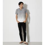 LEAF PILE GRADATION V/N TEE | AZUL BY MOUSSY | 詳細画像23