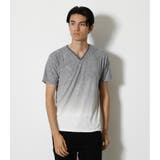 LEAF PILE GRADATION V/N TEE | AZUL BY MOUSSY | 詳細画像25