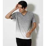 LEAF PILE GRADATION V/N TEE | AZUL BY MOUSSY | 詳細画像21