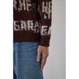 総ロゴペイントニットトップス | AZUL BY MOUSSY | 詳細画像21 