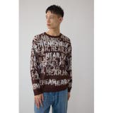 総ロゴペイントニットトップス | AZUL BY MOUSSY | 詳細画像14 