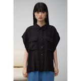 シアー半袖デザインシャツ | AZUL BY MOUSSY | 詳細画像14