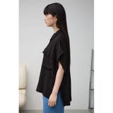 シアー半袖デザインシャツ | AZUL BY MOUSSY | 詳細画像15