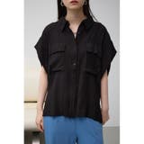 BLK | シアー半袖デザインシャツ | AZUL BY MOUSSY