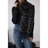 柄GRY5 | ビッグレオパードストール | AZUL BY MOUSSY