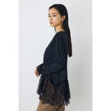 ヘムレースドッキング長袖トップス | AZUL BY MOUSSY | 詳細画像26 