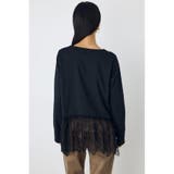 ヘムレースドッキング長袖トップス | AZUL BY MOUSSY | 詳細画像27 