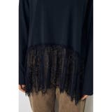 ヘムレースドッキング長袖トップス | AZUL BY MOUSSY | 詳細画像29 