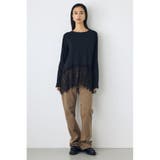 ヘムレースドッキング長袖トップス | AZUL BY MOUSSY | 詳細画像31 