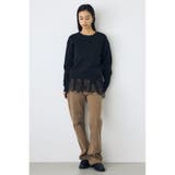 ヘムレースドッキング長袖トップス | AZUL BY MOUSSY | 詳細画像32 