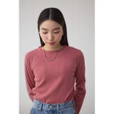 シアーネックリブトップス | AZUL BY MOUSSY | 詳細画像21 