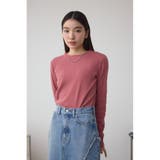 シアーネックリブトップス | AZUL BY MOUSSY | 詳細画像22 