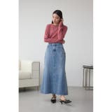 シアーネックリブトップス | AZUL BY MOUSSY | 詳細画像23 